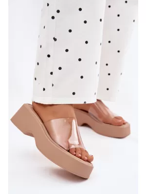 Dámské pantofle BOTO 78-146 BEIGE