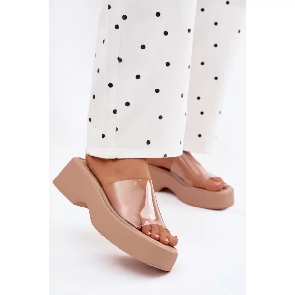  Dámské pantofle BOTO 78-146 BEIGE 