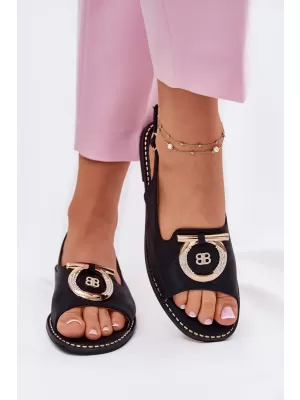 Dámské sandály S.BARSKI KV51-003 BLACK