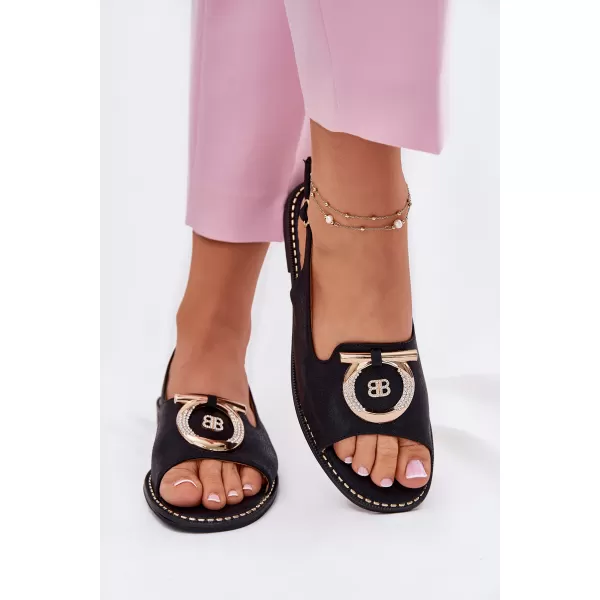  Dámské sandály S.BARSKI KV51-003 BLACK 