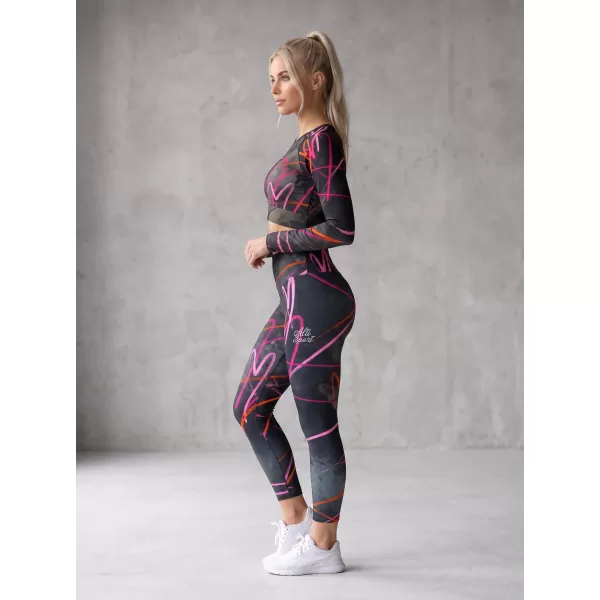  Dámské dlouhé legíny premium (nové velikosti) ALTISPORT VOJ/ALW082LEG05 ČERNÁ 