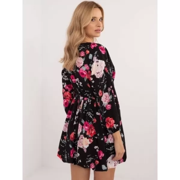  Dámské šaty ITALY MODA DHJ-SK-19861-4.28 BLACK AND RED 