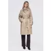 Dámský kabát OMBRE OW-CT-E0002 BEIGE