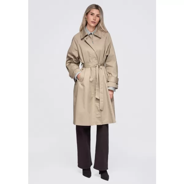  Dámský kabát OMBRE OW-CT-E0002 BEIGE 