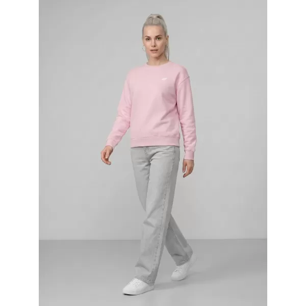  Dámská mikina 4F 4FWMM00TSWSF2534 LIGHT PINK 