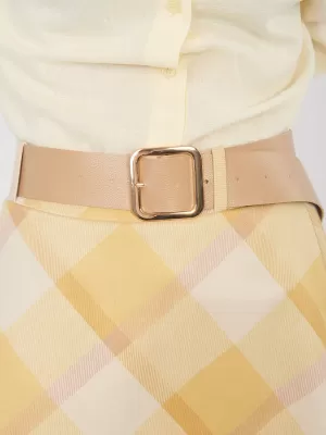 Dámská sukně ITALY MODA IT-SD-23296-1.85 YELLOW