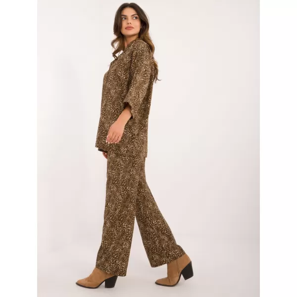  Dámský set ITALY MODA DHJ-KMPL-19589-4.64 BLACK AND BEIGE 