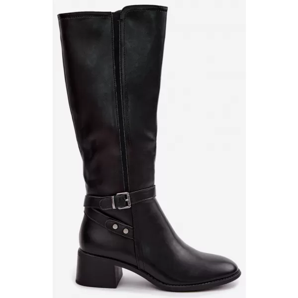  Dámské kozačky SERGIO LEONE KZ-07 BLACK 