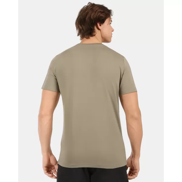  Pánské triko KILPI DISCOVER-M 1M0372KI KHAKI 