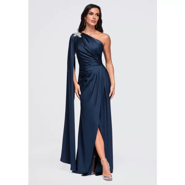  Dámské šaty LARICA LA-OM-DLR469 NAVY BLUE 