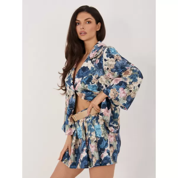  Dámské kraťasy ITALY MODA IT-SN-FL8757-1.30 DARK BLUE 
