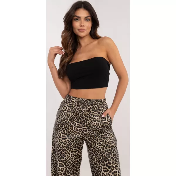  Dámské kalhoty LAKERTA LK-SP-509799.38 BLACK AND BEIGE 