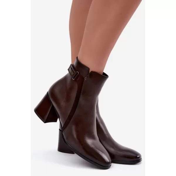  Dámské kotníkové boty VINCEZA 58660 BROWN 