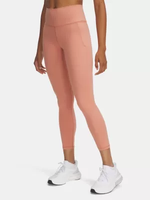 Dámské legíny UNDER ARMOUR MERIDIAN ANKLE LEG 1382525-696 RŮŽOVÁ