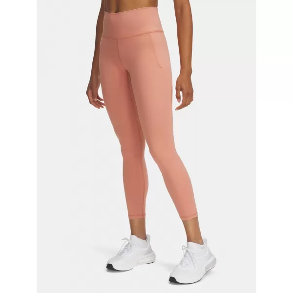  Dámské legíny UNDER ARMOUR MERIDIAN ANKLE LEG 1382525-696 RŮŽOVÁ 