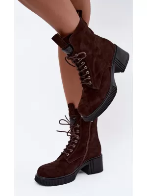 Dámské kotníkové boty VINCEZA 67009 BROWN