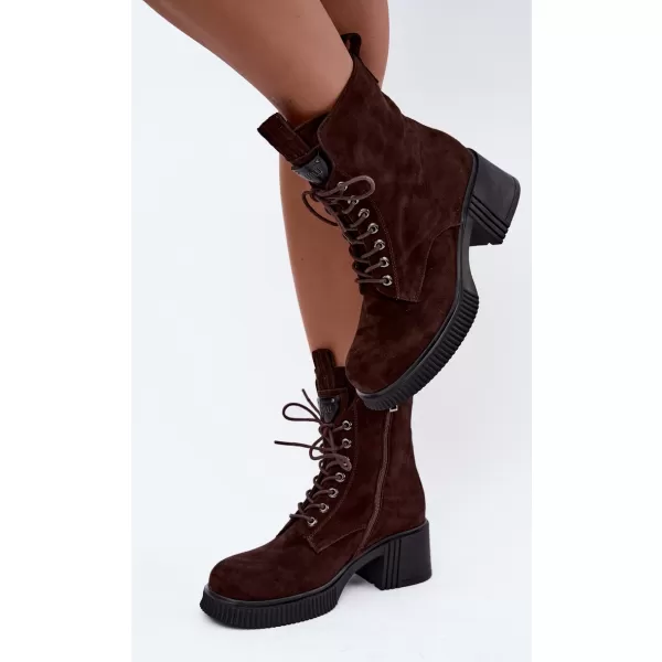  Dámské kotníkové boty VINCEZA 67009 BROWN 
