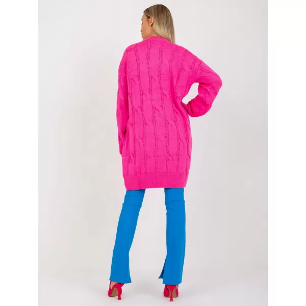  Dámský svetr RUE PARIS LC-SW-0297.35P FLUO PINK 