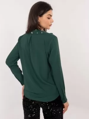 Dámská košile ITALY MODA DHJ-KS-15260.96 DARK GREEN