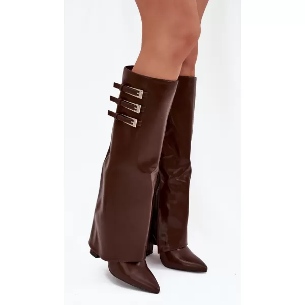  Dámské kozačky BOTO C-354 BROWN 