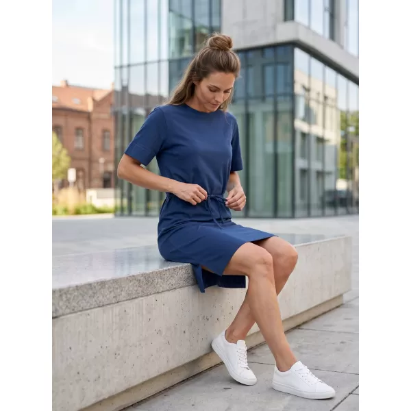  Dámské šaty MALFINI MUSE 816 PŮLNOČNÍ MODRÁ 