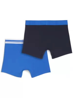 Pánské boxerky PUMA MEN EVERYDAY PLACED LOGO BOXER 2P 93847603 BLUE COMBO