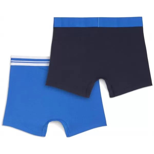  Pánské boxerky PUMA MEN EVERYDAY PLACED LOGO BOXER 2P 93847603 BLUE COMBO 