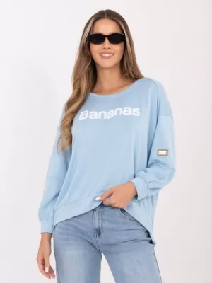 Dámská mikina RUE PARIS RV-BL-A1221.13 LIGHT BLUE