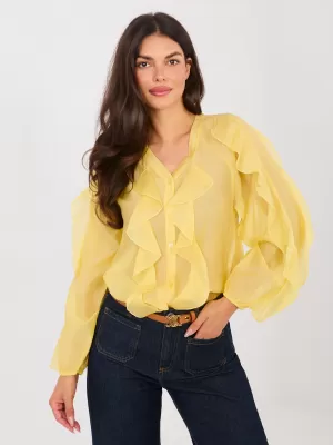 Dámská košile FACTORY PRICE IT-KS-29035.50 YELLOW