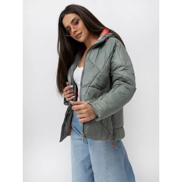  Dámská bunda SUBLEVEL D50048X44517A1 KHAKI 