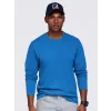 Pánské tričko OMBRE OM-LSBL-0142 BLUE