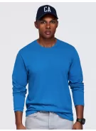 Pánské tričko OMBRE OM-LSBL-0142 BLUE