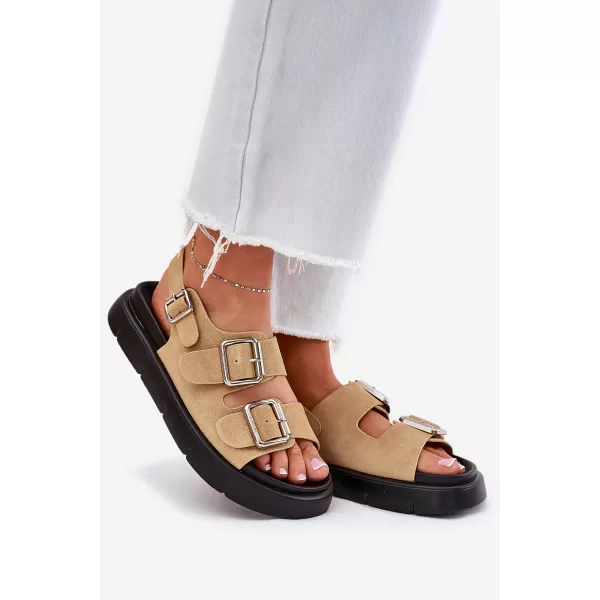  Dámské sandály BIG STAR SHOES RR274665 BEIGE 