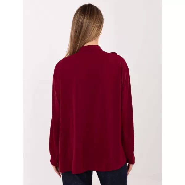  Dámská košile FACTORY PRICE IT-KS-29033.87 BURGUNDY 