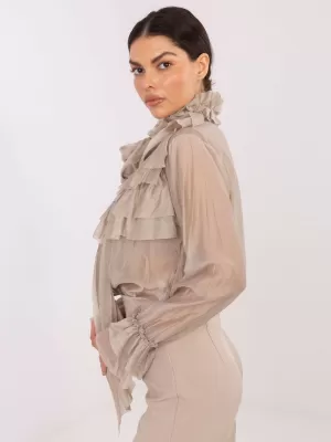 Dámská košile FACTORY PRICE IT-KS-28882.03 BEIGE