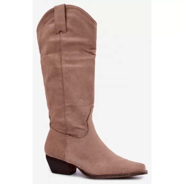  Dámské kovbojky BOTO D-216 BEIGE 