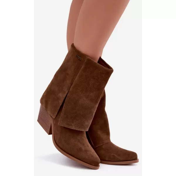  Dámské boty BIG STAR SHOES UU274114 BROWN/BEIGE SHADOWS 