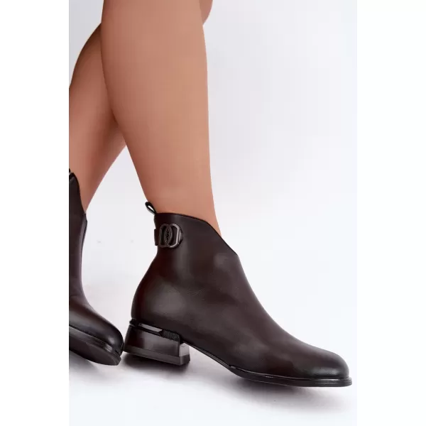  Dámské kotníkové boty VINCEZA 58692 CHOCOLATE 