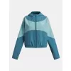 Dívčí bunda UNDER ARMOUR UA RIVAL WOVEN HD JACKET 6004181-466 MODRÁ