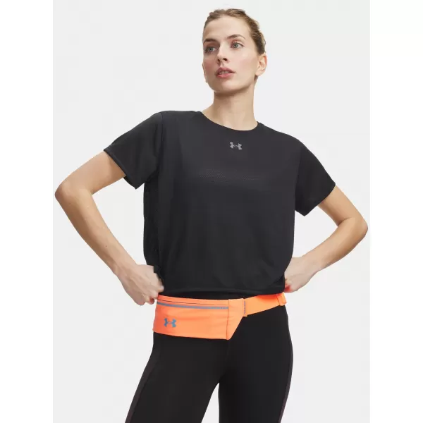  Dámské triko UNDER ARMOUR VELOCITI SHORTSLEEVE 6009540-001 ČERNÁ 