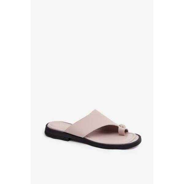  Dámské žabky VINCEZA 62307 BEIGE 