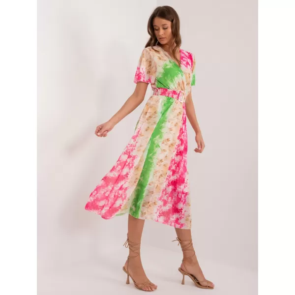  Dámské šaty ITALY MODA DHJ-SK-15967-2.86 DARK PINK 