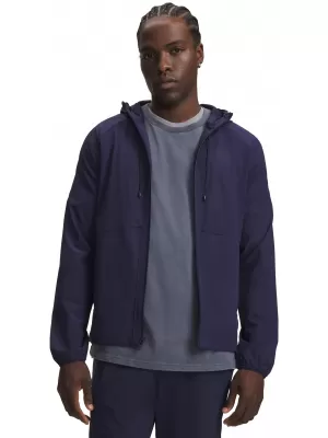Pánská bunda UNDER ARMOUR VIBE WOVEN JACKET 6003001-410 MODRÁ