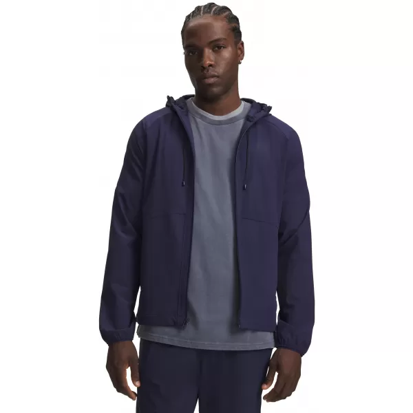  Pánská bunda UNDER ARMOUR VIBE WOVEN JACKET 6003001-410 MODRÁ 