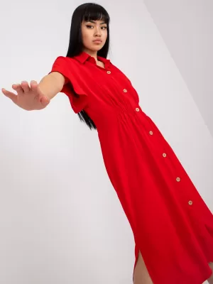 Dámské šaty RUE PARIS CHA-SK-2904.89 RED