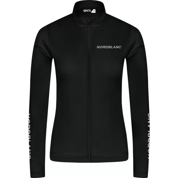  Dámský cyklo dres NORDBLANC VELOFLOW NBSLF8105 ČERNÁ 