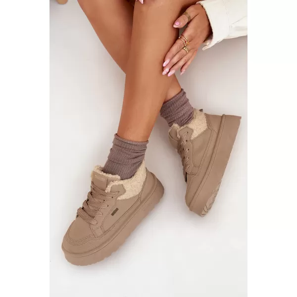  Dámské sněhule BIG STAR SHOES SS274105 BEIGE 