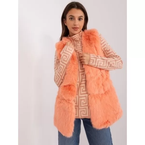  Dámská vesta WOOL FASHION ITALIA AT-KZ-2368.00P PEACH 