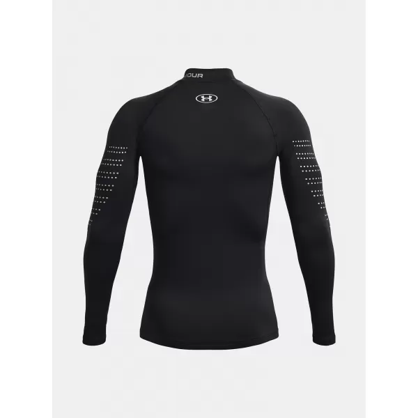  Pánské termo triko UNDER ARMOUR UA CG ARMOUR NOVELTY MOCK 1373828-001 ČERNÁ 