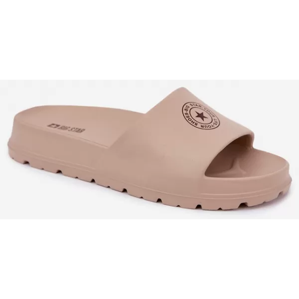  Dámské pantofle BIG STAR SHOES UU274074 SHADES OF BROWN AND BEIGE 